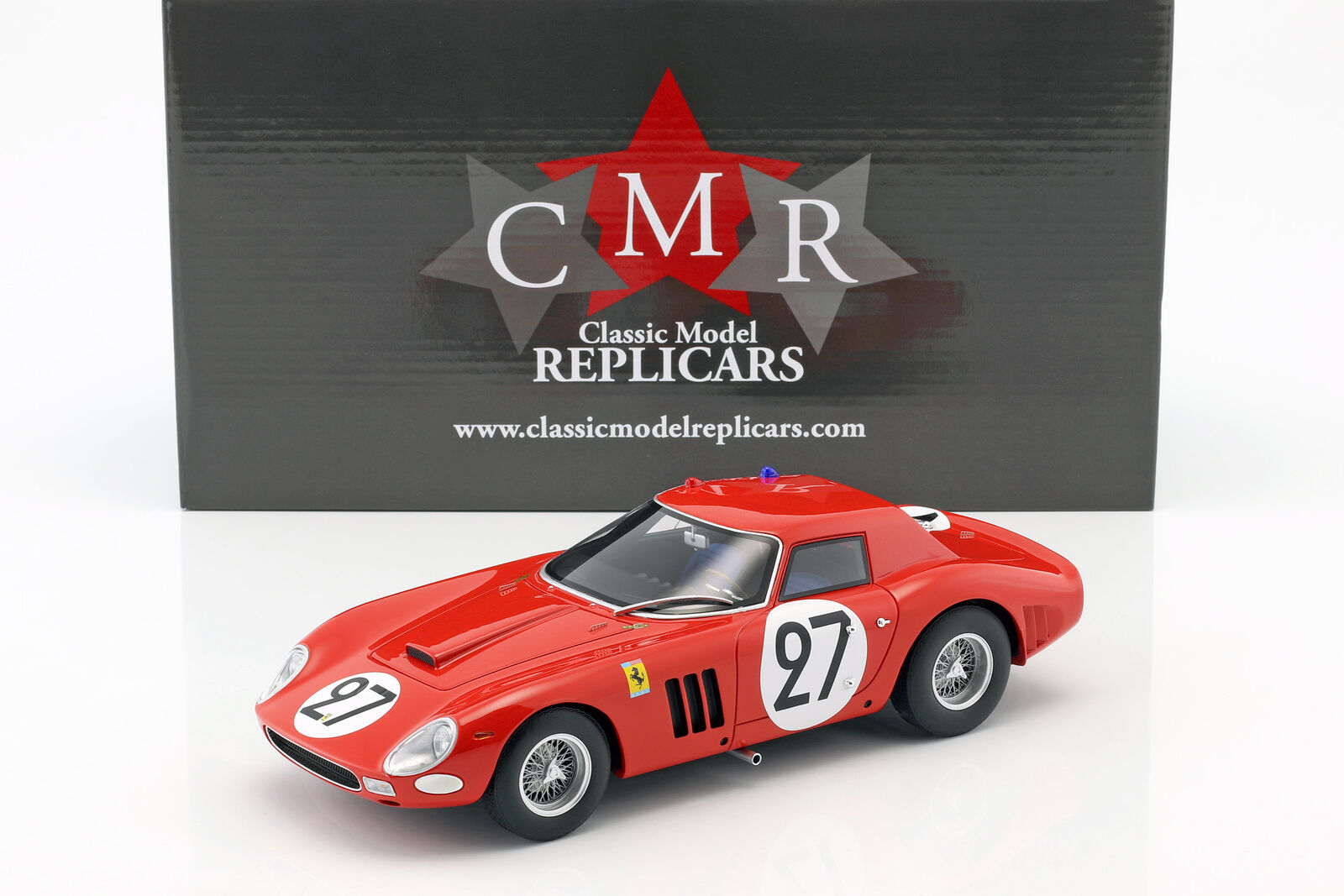 CMR 1/18 フェラーリ 250 GTO 64 #27 9th ルマン24時間 1964 Ferrari 250 GTO 64 #27 9th 24h LeMans 1964 Tavano, Grossmann