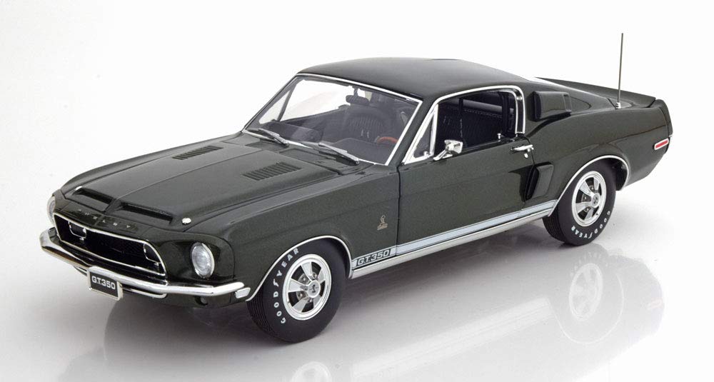 GMP 1/18 tH[h VFr[ }X^O GT350H Hertz 1968 Z J 486 Ford Shelby Mustang GT350H Hertz 1968 dunkelgr&uuml;n-metallic Limited Edition 486 pcs