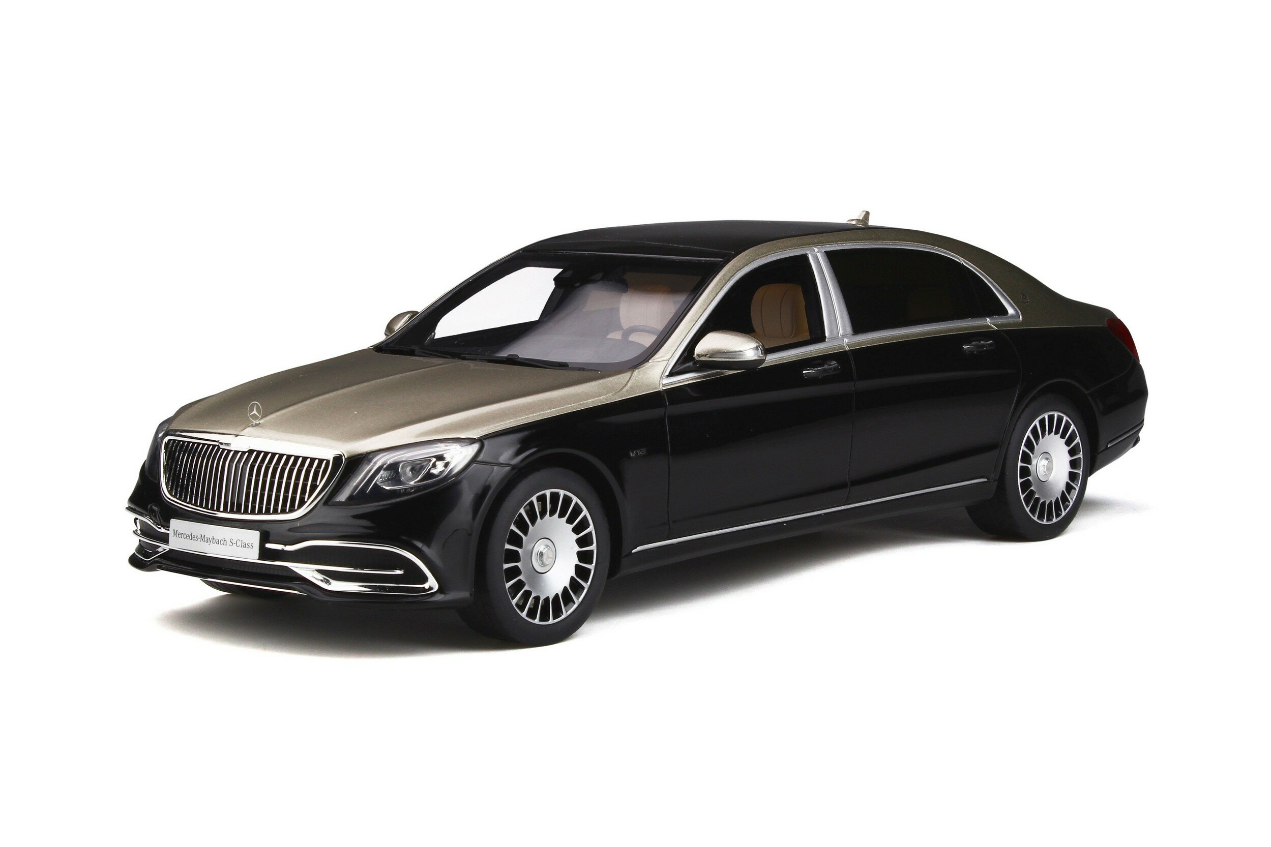 GTXsbg 1/18 ZfXxc }Cobn S650 2018 IuVfBAubN ASiCgVo[ MERCEDES BENZ MAYBACH OBSIDIAN BLACK ARAGONITE SILVER