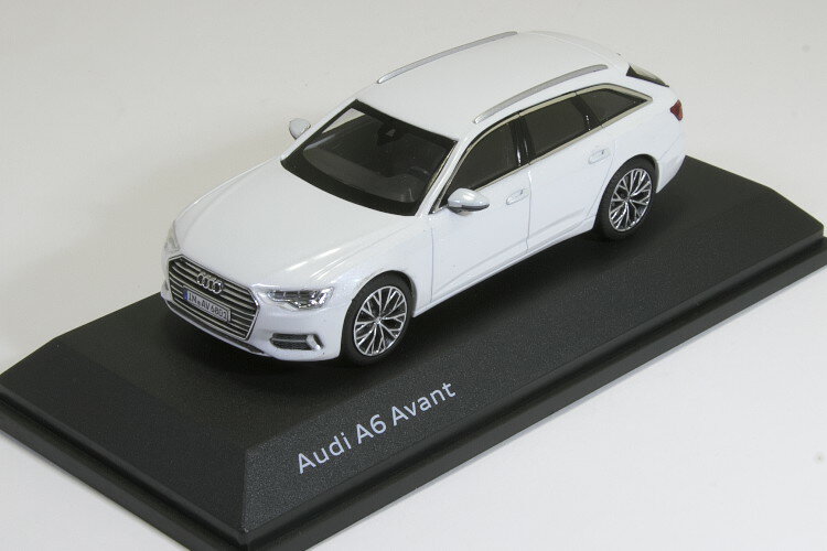 I-Scale 1/43 AEfB A6 Aog C8 2018 Audi A6 Avant Glacier White