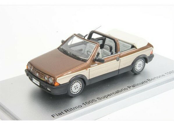 KESS 1/43 tBAbg g xg[l 100S X[p[JuI pk[ I[v 1985 S[h uE FIAT - RITMO BERTONE 100S SUPERCABRIO PALINURO OPEN 1985 GOLD BROWN LIMITED 250 ITEMS