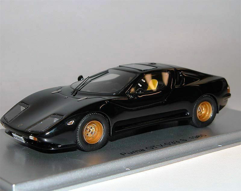 KESS 1/43 PUMA GTV 033 1985 with アルファロメオ シャーシ and エンジン ブラック PUMA - GTV 033 1985 with Alfa Romeo chassis and engine BLACK LIMITED 200 ITEMS