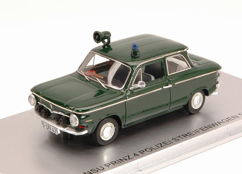 Audi - KESS 1/43 NSUプリンツ 4 パトカー1964 ポリス グリーン NSU - PRINZ 4 POLIZEI STREIFENWAGEN 1964 POLICE
