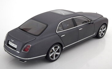 京商 1/18 ベントレー ミュルザンヌ スピード 2015 マットダークグレー Bentley Mulsanne Speed 2015 matt-darkgrey