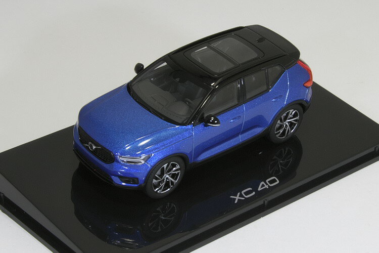 京商 1/43 ボルボ XC40 R-DESIGN ブルー 2018 VOLVO Bursting Blue 1