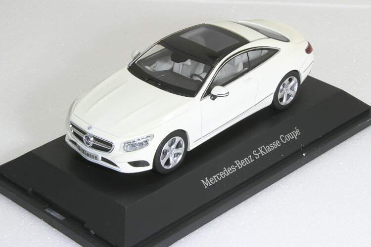 京商 1/43 メルセデス ベンツ Sクラス クーペ 2014 C217 ホワイトベンツディーラー特注 Mercedes-Benz S-Class Coupe Diamond White Metallic Bright