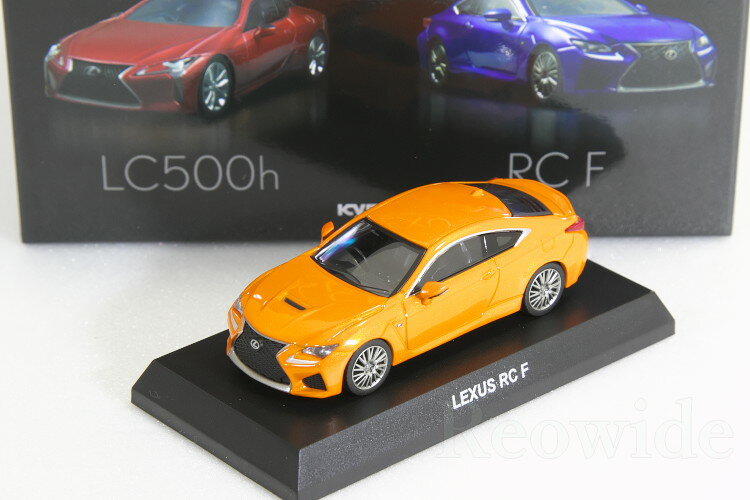 京商 1/64 レクサス RC F オレンジ レクサス ミニカーコレクション 2018