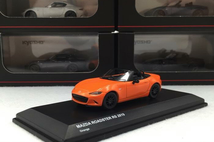 京商 1/64 マツダ ロードスター RS オレンジ Mazda Roadster orange