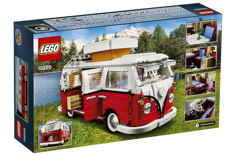 レゴ クリエイター フォルクスワーゲン T1 キャンパーヴァン LEGO® Creator VW Volkswagen T1 Camper Van Bulli red / white バス キャンピングカー