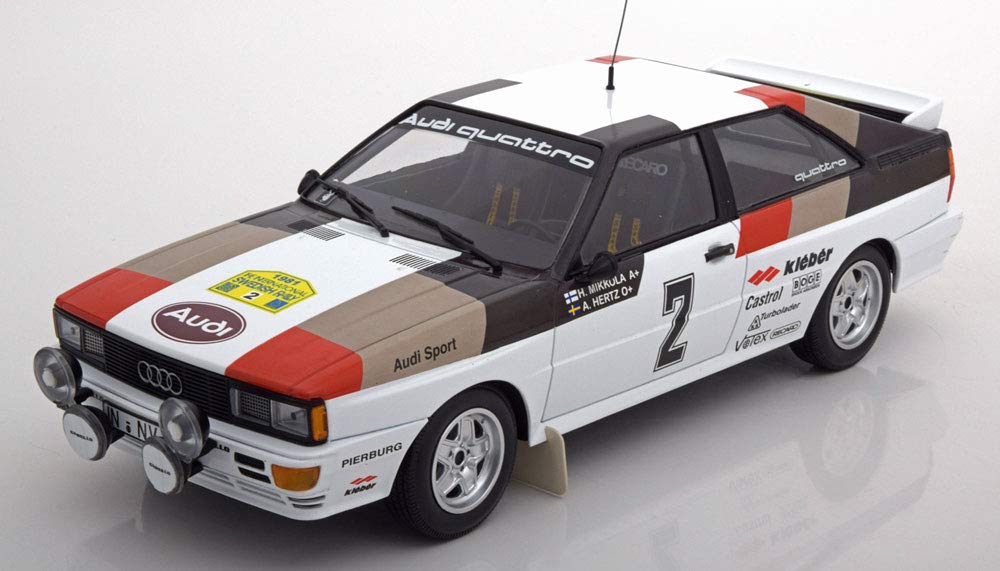 ~j`vX 1/18 AEfB Ng [ XEF[f 1981 D 504 Audi Quattro Winner Rally Sweden 1981 Mikkola/Hertz Limited Edition 504 pcs.