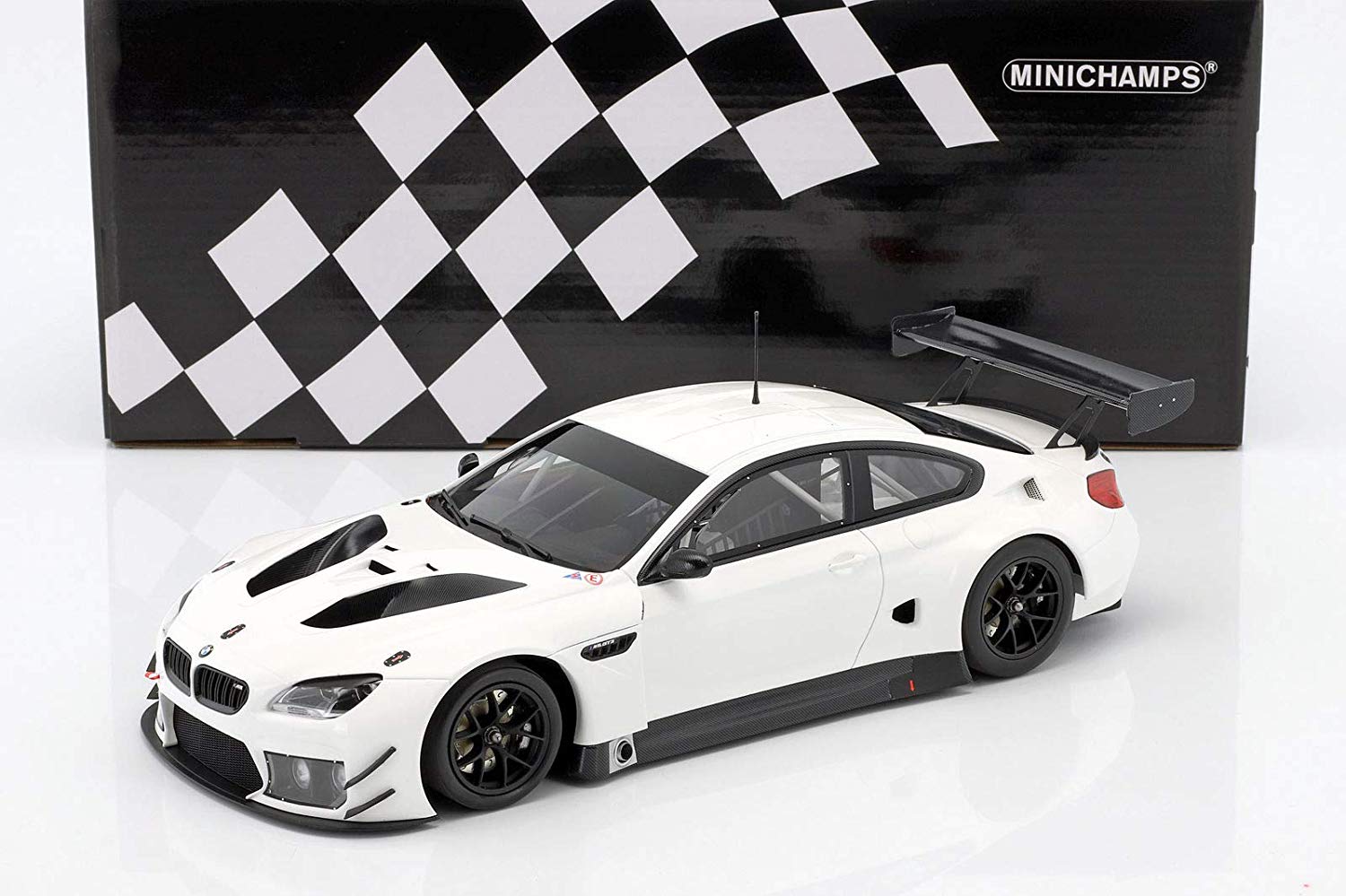 ߥ˥ץ 1/18 BMW M6 GT3 ץ졼ܥǥ ǥ 2016 ۥ磻  Plain Body Edition 2016 White