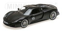 ミニチャンプス 1/18 ポルシェ 918 スパイダー Pack Weissach マットブラック porsche 918 Spyder Pack Weissach matt black