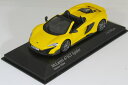 ミニチャンプス 1/43 マクラーレン 675LT スパイダー イエロー (Volcano Yellow) 200台限定