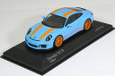 ミニチャンプス 特注 1/43 ポルシェ 911R (991) 2016 ガルフブルー (Gulfblue) / オレンジトライプ 299台限定 ツーリングパッケージ 911 GT3 with Touring Package