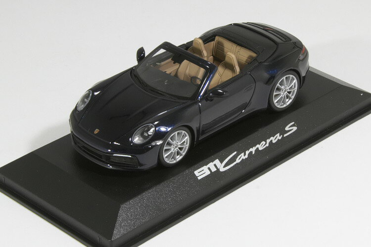 ミニチャンプス 1/43 ポルシェ 911 992 カレラ S カブリオレ 2019 ブルー Porsche 911 Carrera S Cabriolet