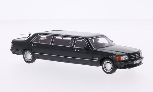 NEO SCALE MODELS 1/43 メルセデス W126 ストレッチ リムジン ブラック Mercedes Stretch Limousine, black