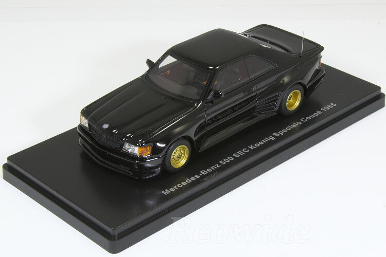 ネオ NEO 1/43 メルセデス ベンツ 500 SEC ケーニッヒ 1985 ブラック 500 SEC Koenig Specials Coupe