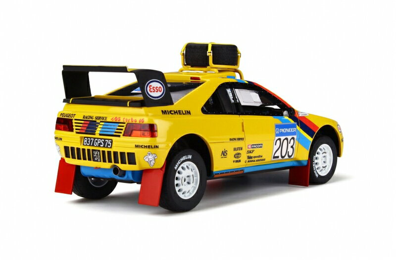 オットー OTTO 1/18 プジョー 405 ターボ T16 #203 ダカールラリー 1990 優勝車 PEUGEOT 405 TURBO T16 N 203 WINNER RALLY PARIS DAKAR 1990 A.VATANEN B.BERGLUND
