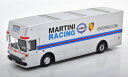 シュコー 1/43 メルセデス O317 ポルシェ レーストランスポーター マルティーニ Mercedes Porsche race transporter Martini