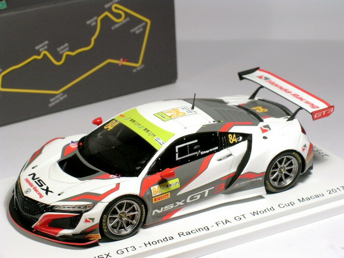 ѡ 1/43 ۥ NSX GT3 #84 FIA GTɥå ޥ 2017 Honda FIA GT World Cup Macau