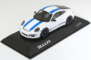 スパーク 特注 1/43 ポルシェ 911R (991) ホワイト / ブルーストライプ 400台限定 ツーリングパッケージ 911 GT3 with Touring Package