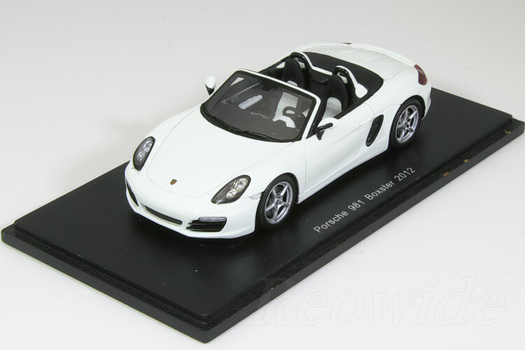スパーク 特注 1/43 ポルシェ 981 ボクスター 2012 ホワイトのサムネイル
