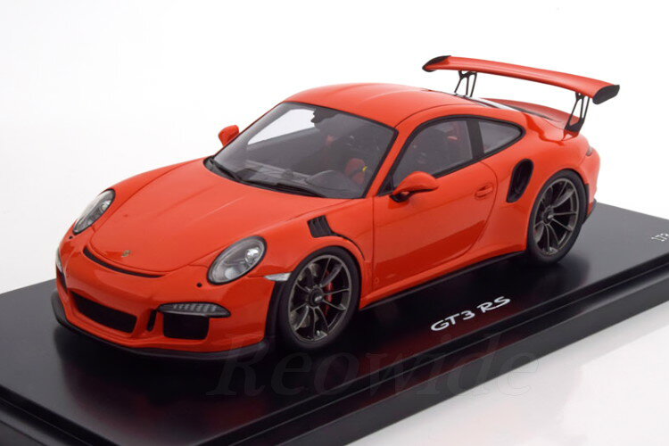 スパーク 1/18 ポルシェ 911 (991) GT3 RS オレンジ ポルシェ・ディーラー特注 モデル 300台限定