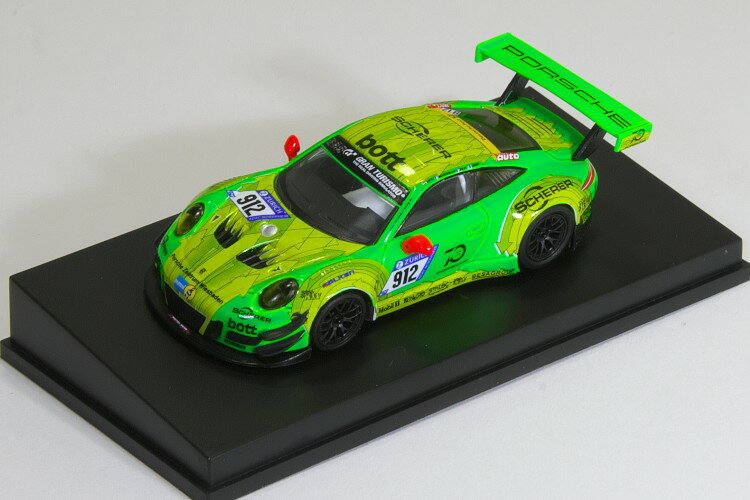 スパーク 1/64 ポルシェ 911 (991) GT3R 912 2018 マンタイレーシング 優勝 ニュルブルクリンク 24時間Porsche 911 GT3R Manthey Racing Winner 24h Nurburgring
