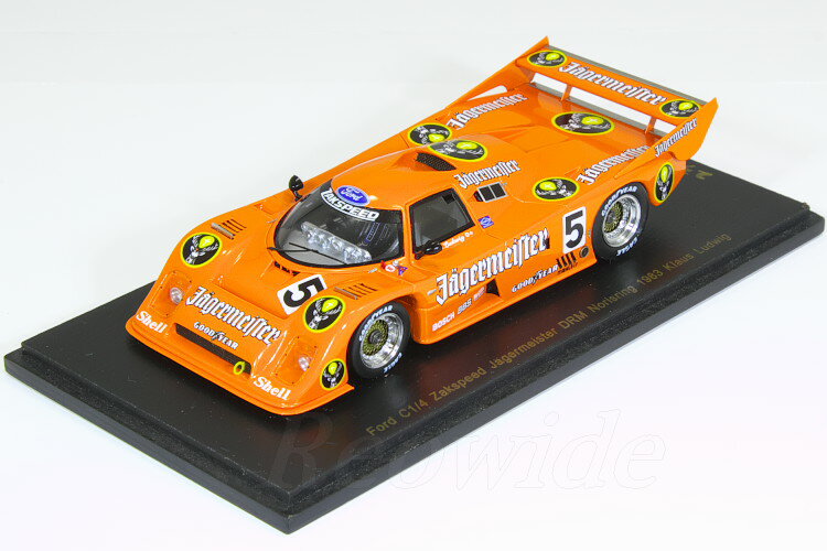 Xp[N 1/43 tH[h C1/4 #5 CGK[}CX^[ Zakspeed Jagermelster DRM Norisning 1983 Klaus 500 COVbv