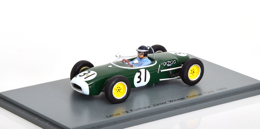 スパーク 1/43 ロータス 18 オールトン パーク 1960 優勝車 Lotus 18 Winner Oulton Park 1960 1960 Clark Formula Junior