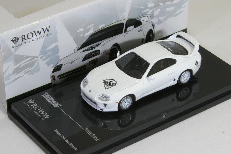 TARMAC Works 1/64 トヨタ スープラ JZA80 ROWW 限定モデルToyota Supra Reach Out Worldwide