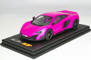 テクノモデル 1/18 マクラーレン 675 LT 2015 フラッシュピンク カーボンオプション 20台限定