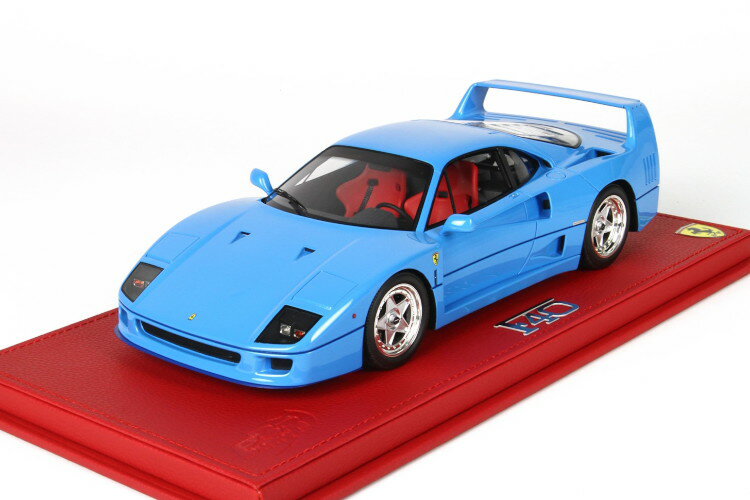 BBR MODEL 1/18 �ե��顼�� F40 1987 �饤�ȥ֥롼 82����� Ferrari Light Blue
