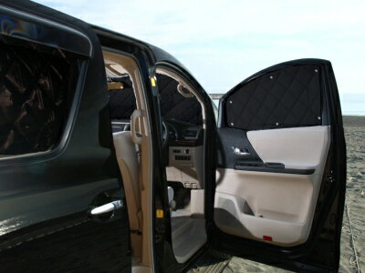 新作モデル プラド 150系 ロング H21 09 サンシェード 車中泊 カーテン 目隠し 結露防止 防寒 日よけ 高断熱マルチシェード ブラッキー ブラック フロント3枚セット 50 Off Lgbthistorymonth Com