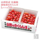 露地栽培 最盛期佐藤錦 バラ詰約700g Lサイズ（61-R）【山形産/さくらんぼ/サクランボ/送料無料/贈答用/産地直送/お中元】