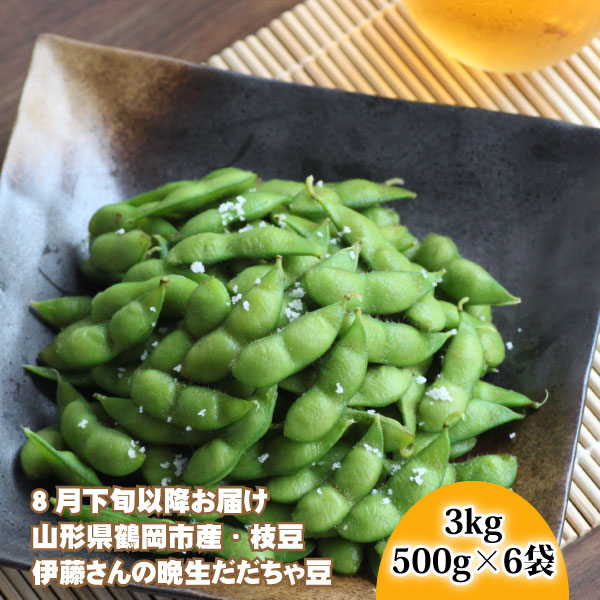 伊藤さんの極上晩生だだちゃ豆 約3kg（03-M）