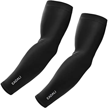 Eadali アームカバー 腕カバー 8色 無地 冷感作用 吸汗速乾 滑り止め UPF50+ UV対策 日焼け止めカバー 紫外線対策 スポーツ活動用 男女兼用「...