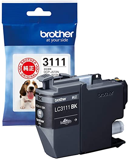 brother純正 インクカートリッジブラック LC3111BK 対応型番:DCP-J987N DCP-J982N DCP-J587N DCP-J582N MFC-J738DN 他