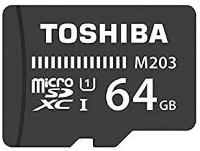 64GB microSDXCJ[h }CNSD TOSHIBA  EXCERIA M203 CLASS10 UHS-I R:100MB/s COe[ THN-M203K0640C4