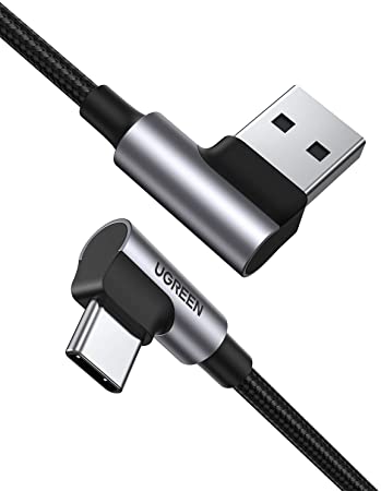 UGREEN USB Type C L ֥ 0.5m QC3.0/2.0б ® ǡž ʥԤ ѵ Xper...