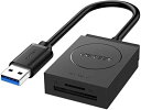UGREEN カードリーダー USB 3.0 高速 SD TF カードリーダライタ 2スロットカード同時読み書き可能 (マイナンバーカードに対応しません)(2)