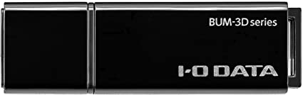 Flash Memory - 国内メーカー アイ オー データ USBメモリー USB 3.2 Gen 1(USB 3.0)対応 キャップ/ストラップホール付き 128GB BUM-3D128G/K