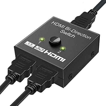 EWISE hdmi 分配器 hdmi 切替器 hdmiセレクター AVセレクター 4K対応 コンパクトサイズ 双方向 1入力2..