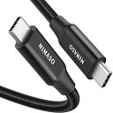 Nimaso USB C Type C P[u (Gen2) 100W/5A}[d USB3.1 PDΉ 4K / 60Hz fo 1m ^Cvc P[u MacBook/MacBook Air (2018/2020)AiPad Pro(