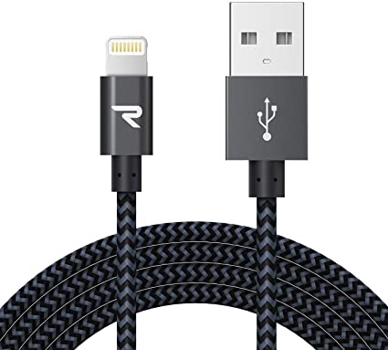 Rampow iPhoneライトニングケーブル iPhone対応 / Apple MFi認証 黒 2m 高耐久ナイロン編み製 Rampow iPhoneライトニングケーブル iPhone対応 / Apple MFi認証 黒 2m 高耐久ナイロン編み製
