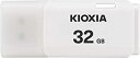 32GB USBメモリ USB2.0 KIOXIA キオクシア TransMemory U202 キャップ式 ホワイト 海外リテール LU202W032GG4(2)