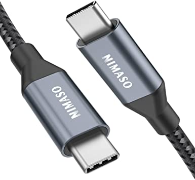 Nimaso 3m USB Type C P[u PDΉ 100W/5A}[d ^Cvc P[u MacBookA iPad Pro 11/12.9 2021/2020/2018 AGalaxy Note20ANote20 Ultratyp