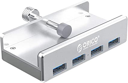 ORICO USB3.0 nu 4|[g 5Gbps Nbv USBnu oXp[ A~HUB p\R̉ɌŒł 2{1mUSBP[ut y Vo[ MH4PU-P-2