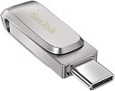 USBメモリー128GB SanDisk サンディスク USB3.1 Gen1-A/Type-C 両コネクタ搭載Ultra Dual Drive Luxe 回転式 並行輸入品(2)