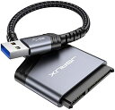 JSAUX SATA USB変換アダプター 2.5インチSSD /HDD用 SATA3 ケーブル コンバーター 5Gbps 高速 SATA USB3.0変換ケーブル